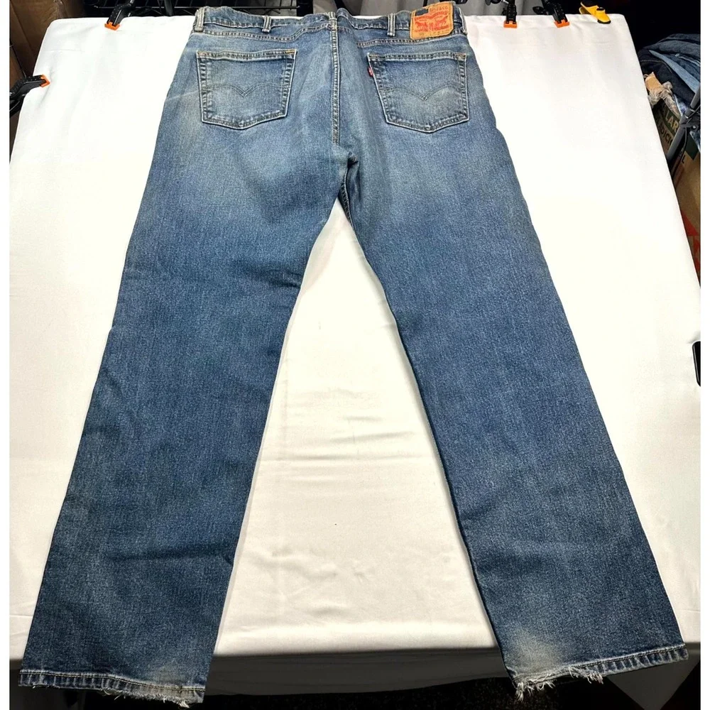 Levi's 505 Jeans Mens Size 40x32 Blue Denim Straight Leg Regular Fit‎ Comfort